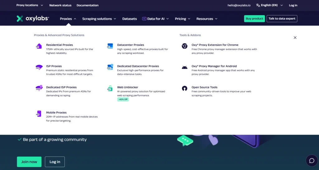 Oxylabs Proxy Types Explained